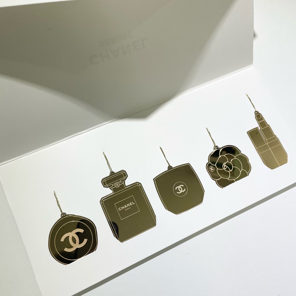 Chanel beauty gift book mark set